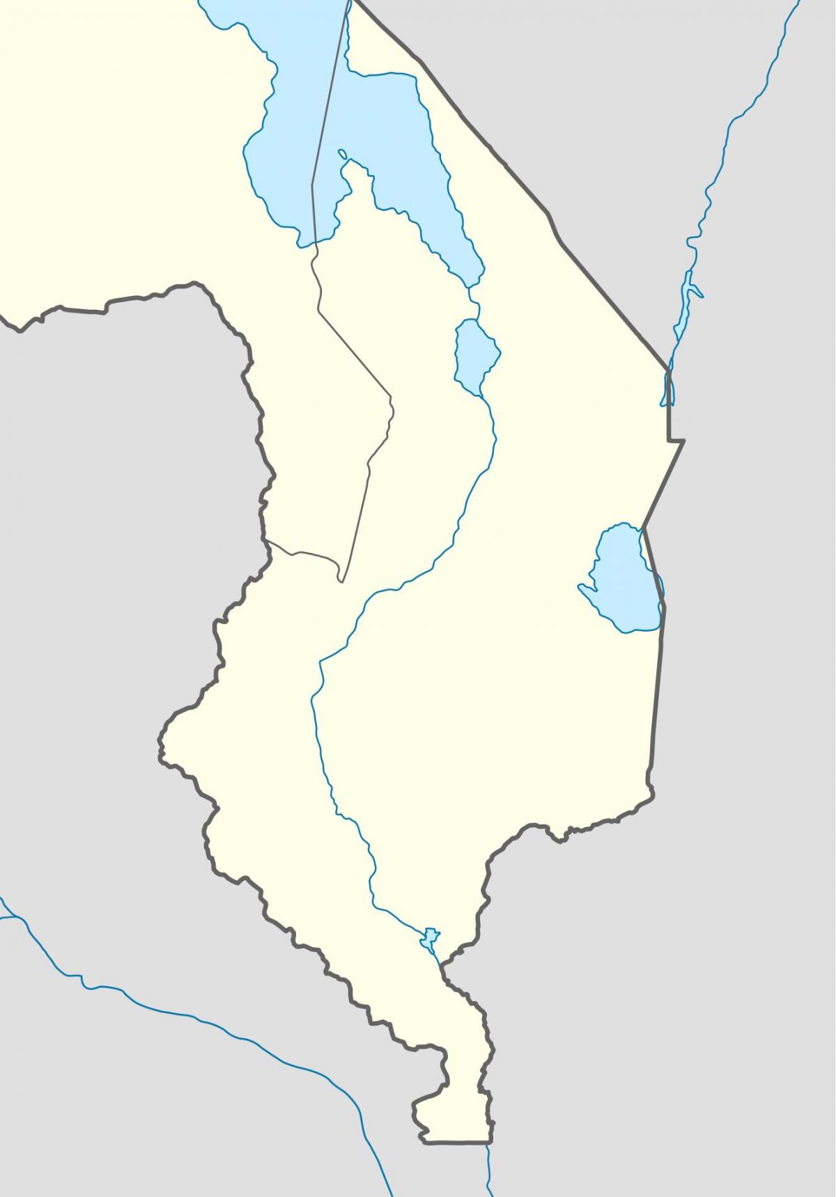 mapa Malawi ibaiaren