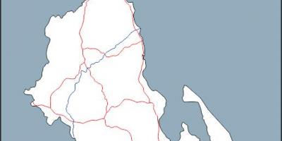 Mapa Malawi mapa, eskema